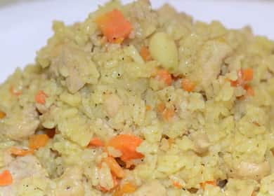 Pilaf au poulet dans un chaudron - très simple et économique