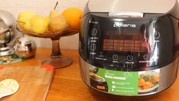 Para cocinar caballa en una olla de cocción lenta, configure el modo deseado