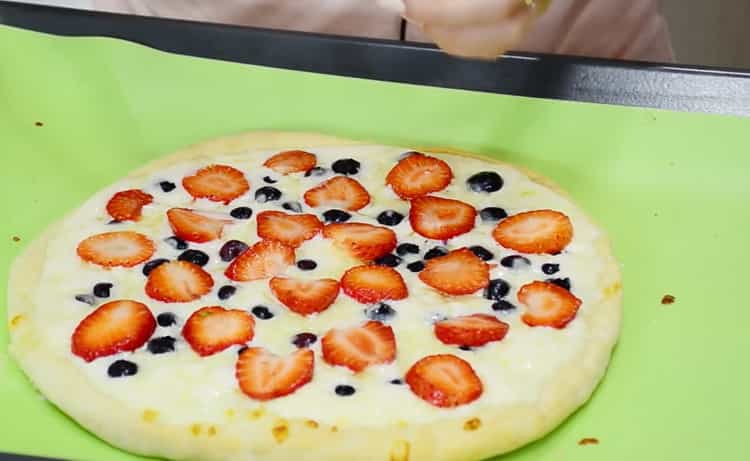 פיצה מתוקה מוכנה