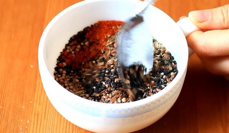 Blanda kryddor för att göra saltkakor