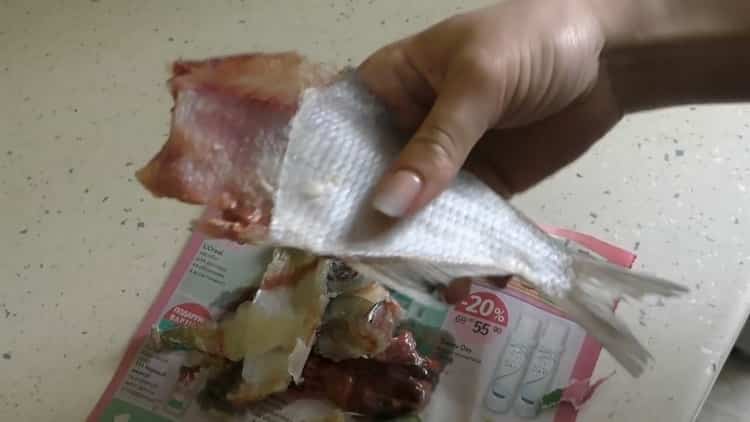 Tørret fisk: en trin for trin opskrift med fotos