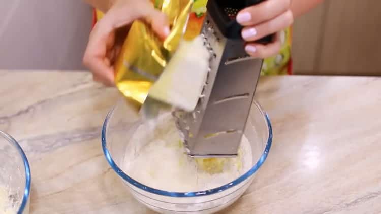 K přípravě sušenek z tvarohového sýra, olej z husích tlapek na roštu