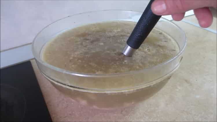 muslos de pollo en gelatina listos