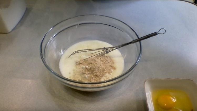 Добавете мая.