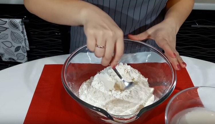 Prosít mouku, udělat z ní depresi.