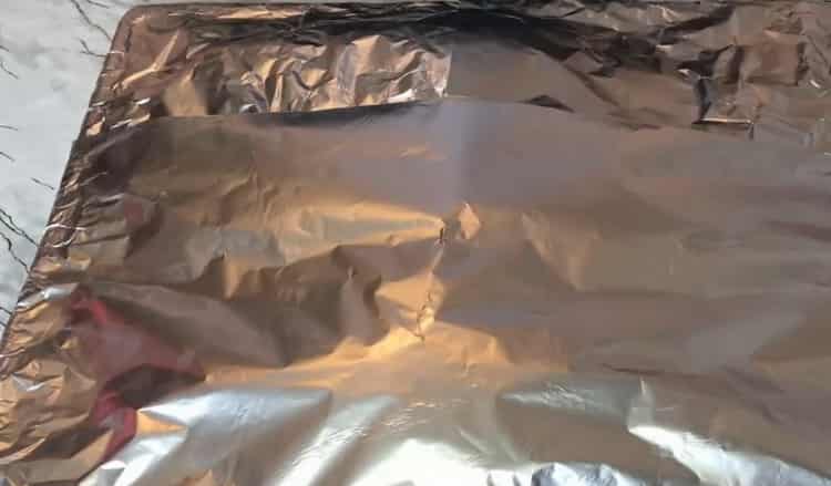 Udstoppet makrel ifølge en trinvis opskrift med foto