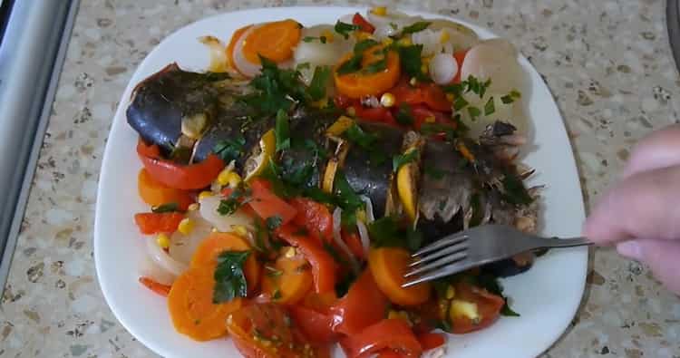 Salmón rosado al horno con verduras en el horno - lame tus dedos