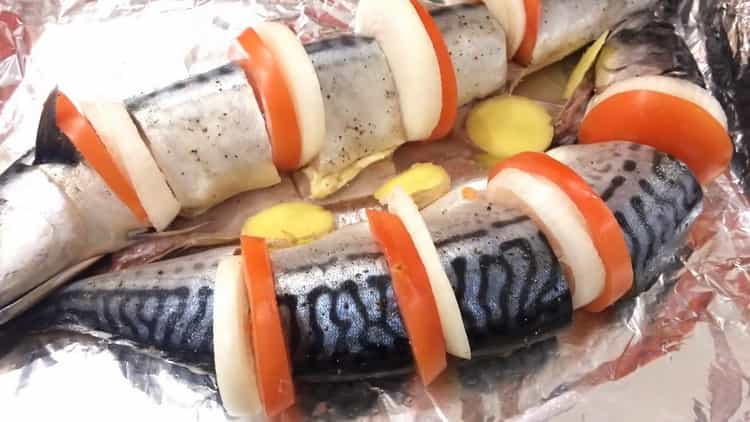 Poseu les verdures al peix