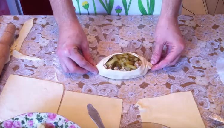 El bote de hojaldre está listo.