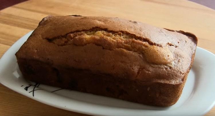 Le muffin appétissant à la mandarine est prêt.