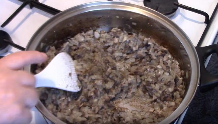 Sare și piper umplutura.