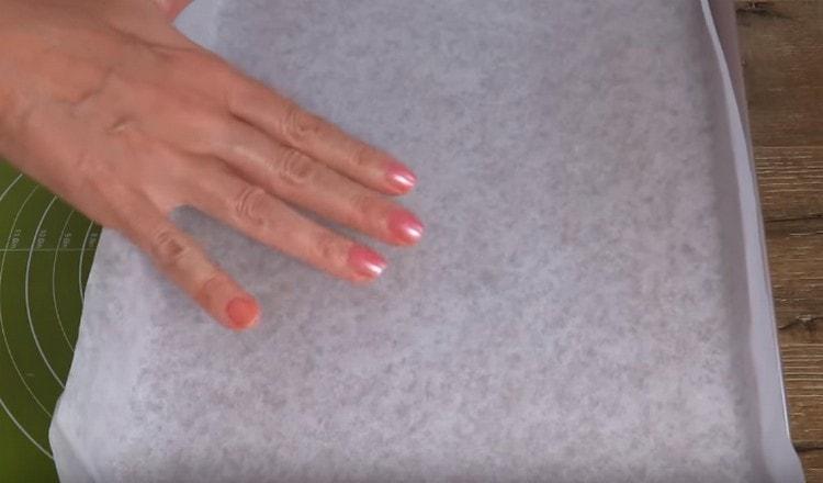 La plaque de cuisson doit être recouverte de papier sulfurisé.