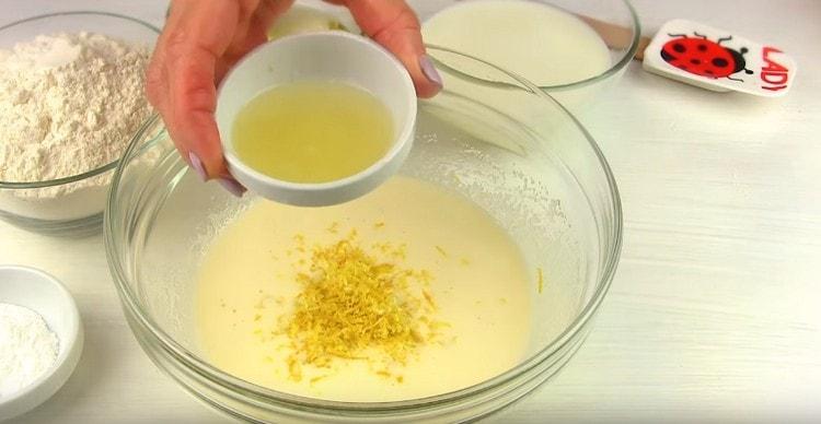 Adăugați sucul de o jumătate de lămâie.