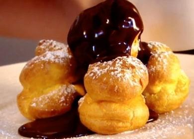 The best recipe for profiteroles at home with step-by-step photos and videos.