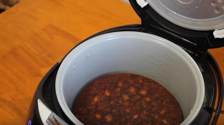 Então o pão precisa ser virado para o outro lado.