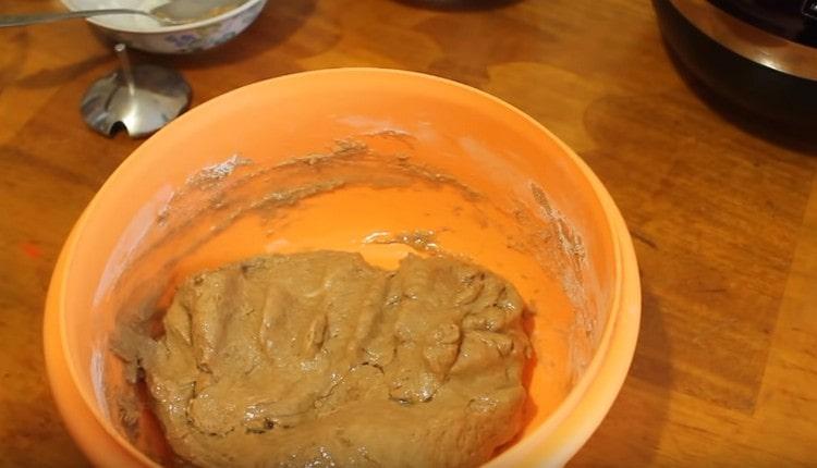 A massa é muito macia.