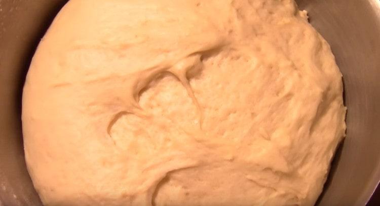 Deixeu la massa en un lloc càlid perquè pugi bé.