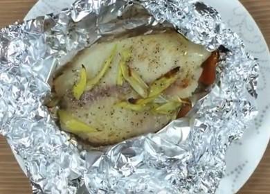 Tilapia-Filet im Ofen in Folie gebacken - lecker und gesund