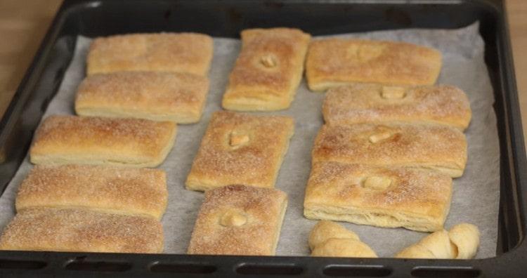 Nuestras lenguas de hojaldre están listas.