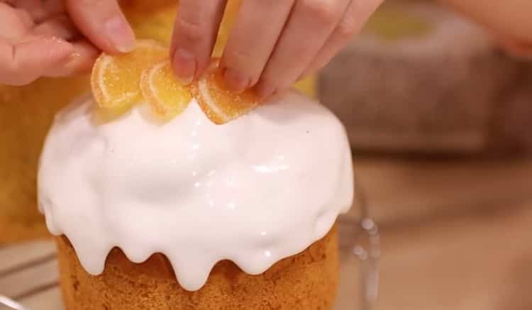 tortul de portocale este gata