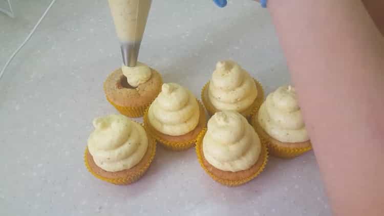 Recetas paso a paso de cupcakes de plátano con foto