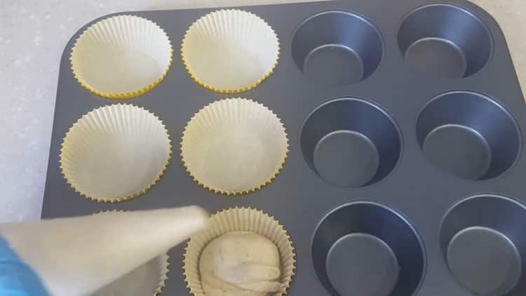 Para hacer cupcakes de banana completa el formulario