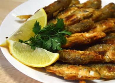 Cordero frito (Sultanka): una receta de pescado delicioso y crujiente