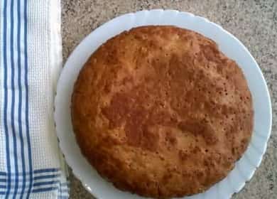 Pão sem fermento em panela lenta, de acordo com uma receita passo a passo com foto