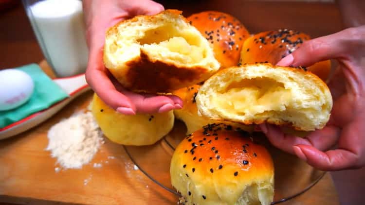 الكعك مع التفاح: وصفة خطوة بخطوة مع الصور