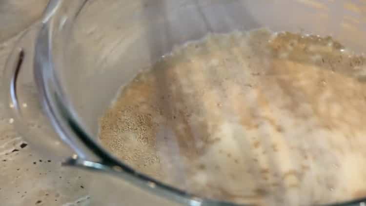 To make burger rolls, make a dough