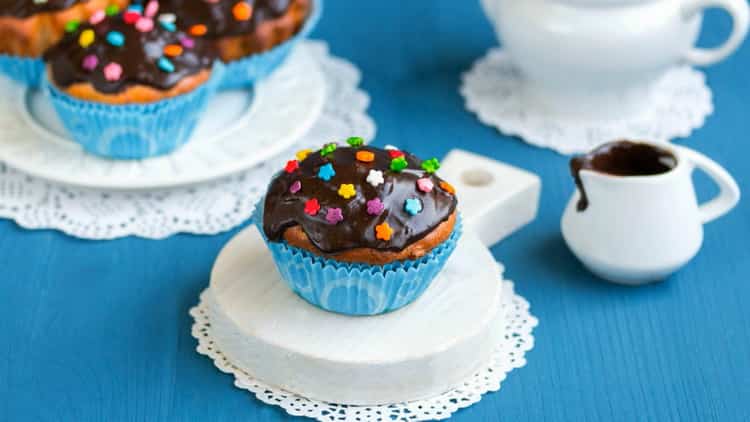 glazura pentru cupcakes este gata