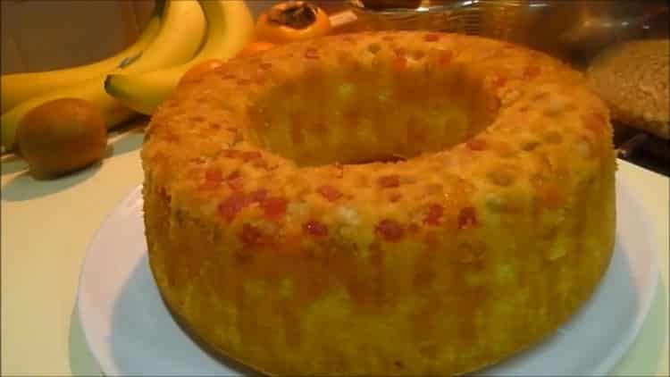 kefírový košíček s rozinkami je připraven