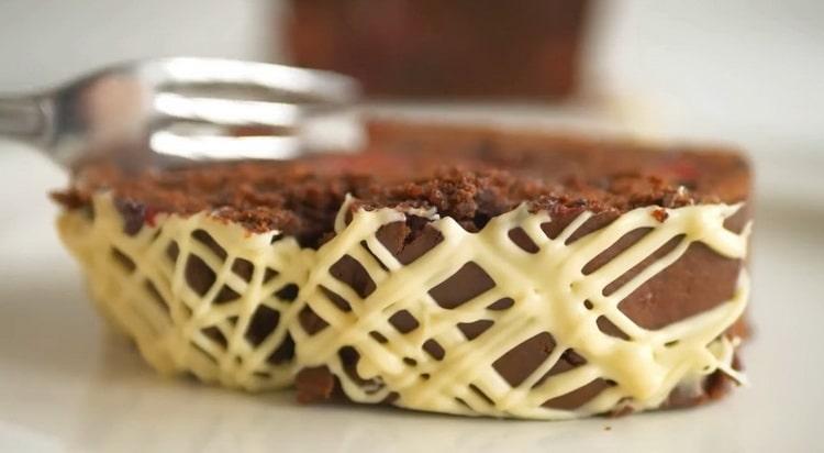 delicioasa prajitura de cirese facuta cu o reteta simpla este gata