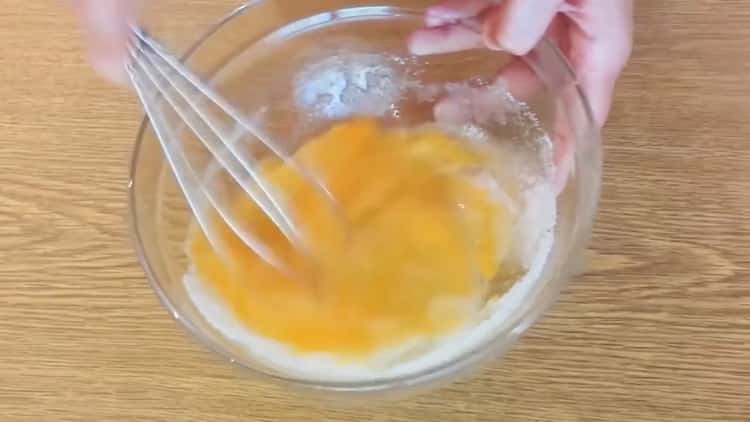 feu una magdalena de kefir amb panses al forn