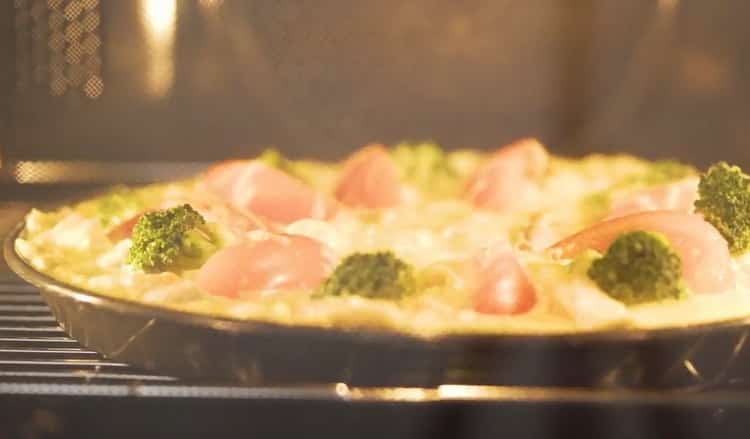 Quiche med fisk steg för steg recept med foto