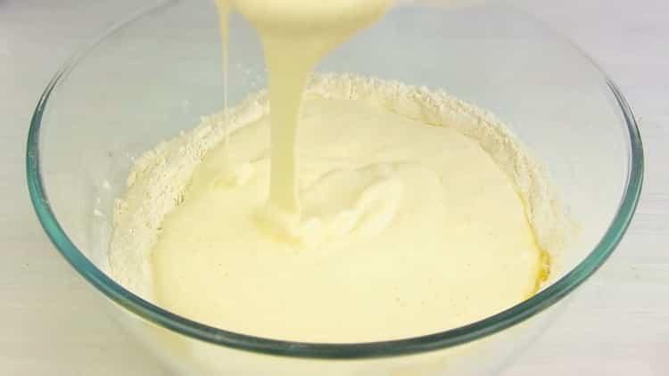 Paghaluin ang mga sangkap para sa sigaw