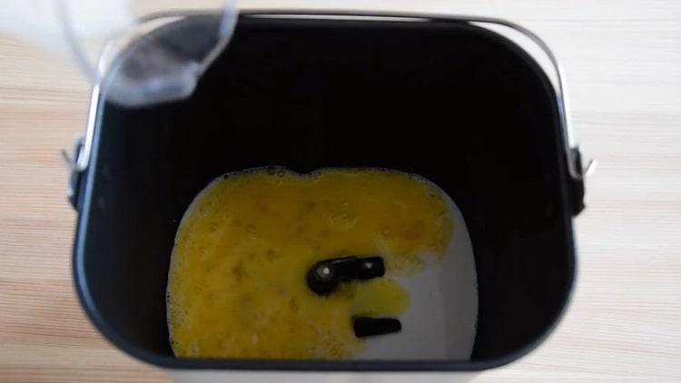 To prepare the cake, prepare the ingredients