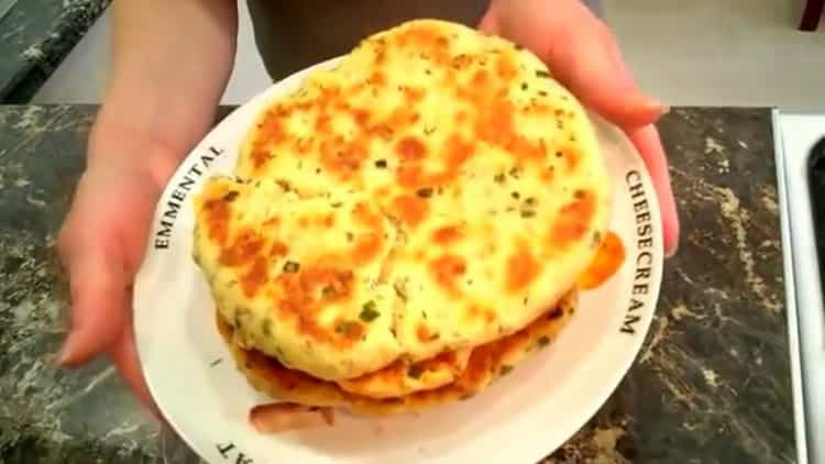 pasteles de queso kéfir están listos