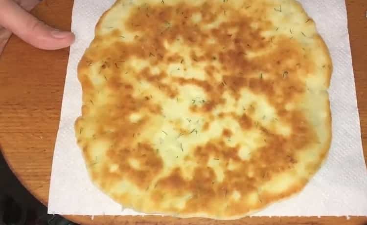 Retire el exceso de grasa para hacer pasteles de cuajada