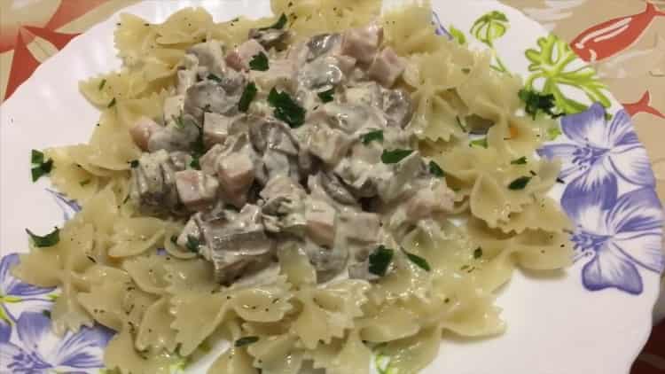 massa de creme de leite pronta