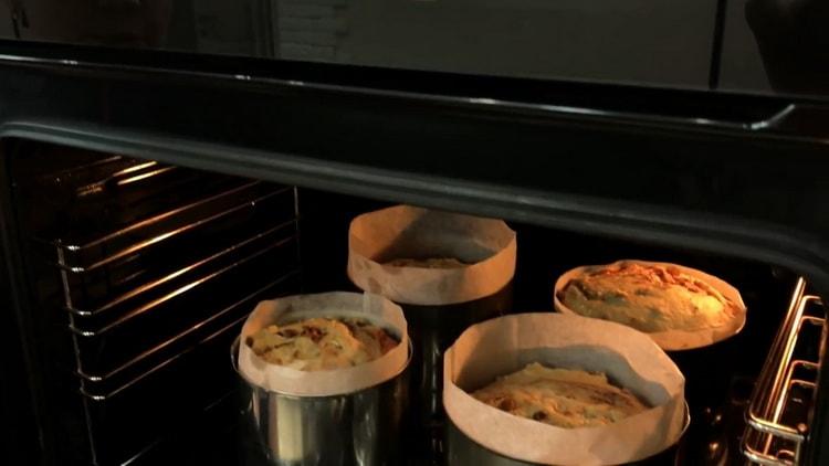 Para fazer um bolo de chocolate, pré-aqueça o forno