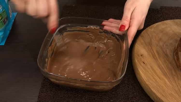 misture os ingredientes para esmalte