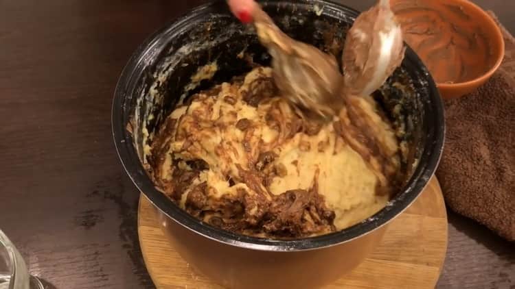 Para fazer um bolo de chocolate, faça uma massa