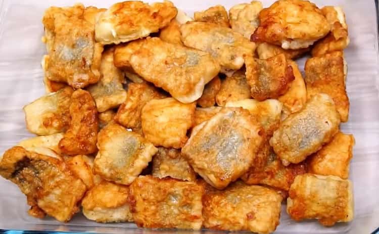 Полок под марината от моркови и лук според рецепта стъпка по стъпка със снимка