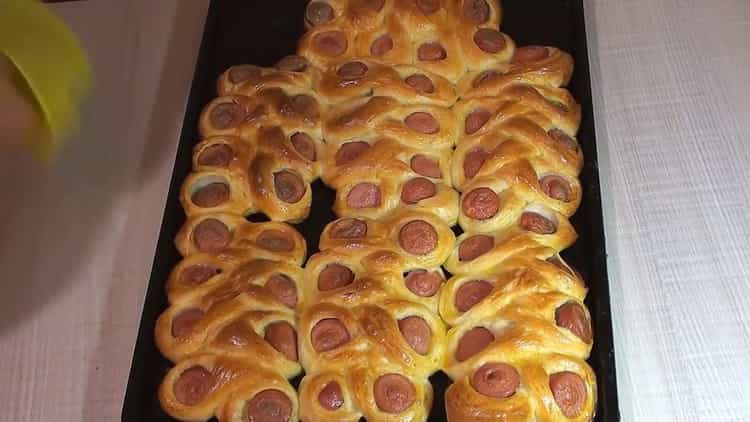 plăcinte cu cârnați gata