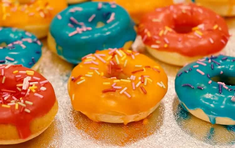 donas listas para el horno