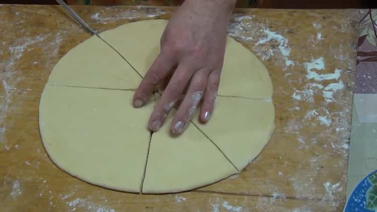 Rollo de masa para bagels de mermelada