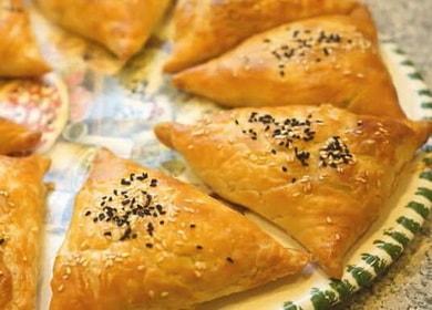 Samsa com abóbora de massa folhada - uma receita simples e deliciosa