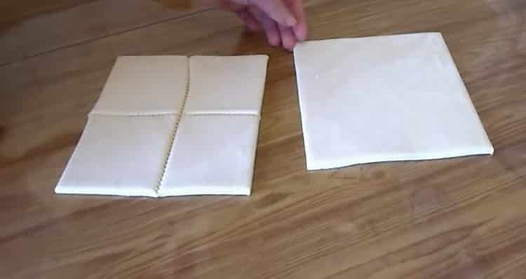 За да направите слоени бутер тесто, подгответе съставките