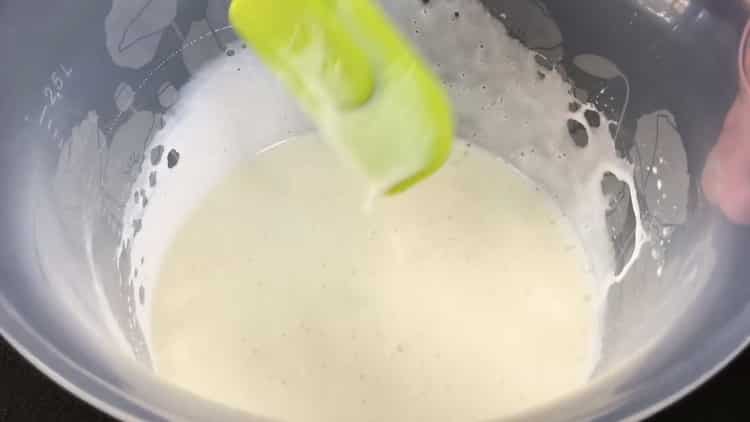 Tillsätt soda till kefir för att göra ostkakor